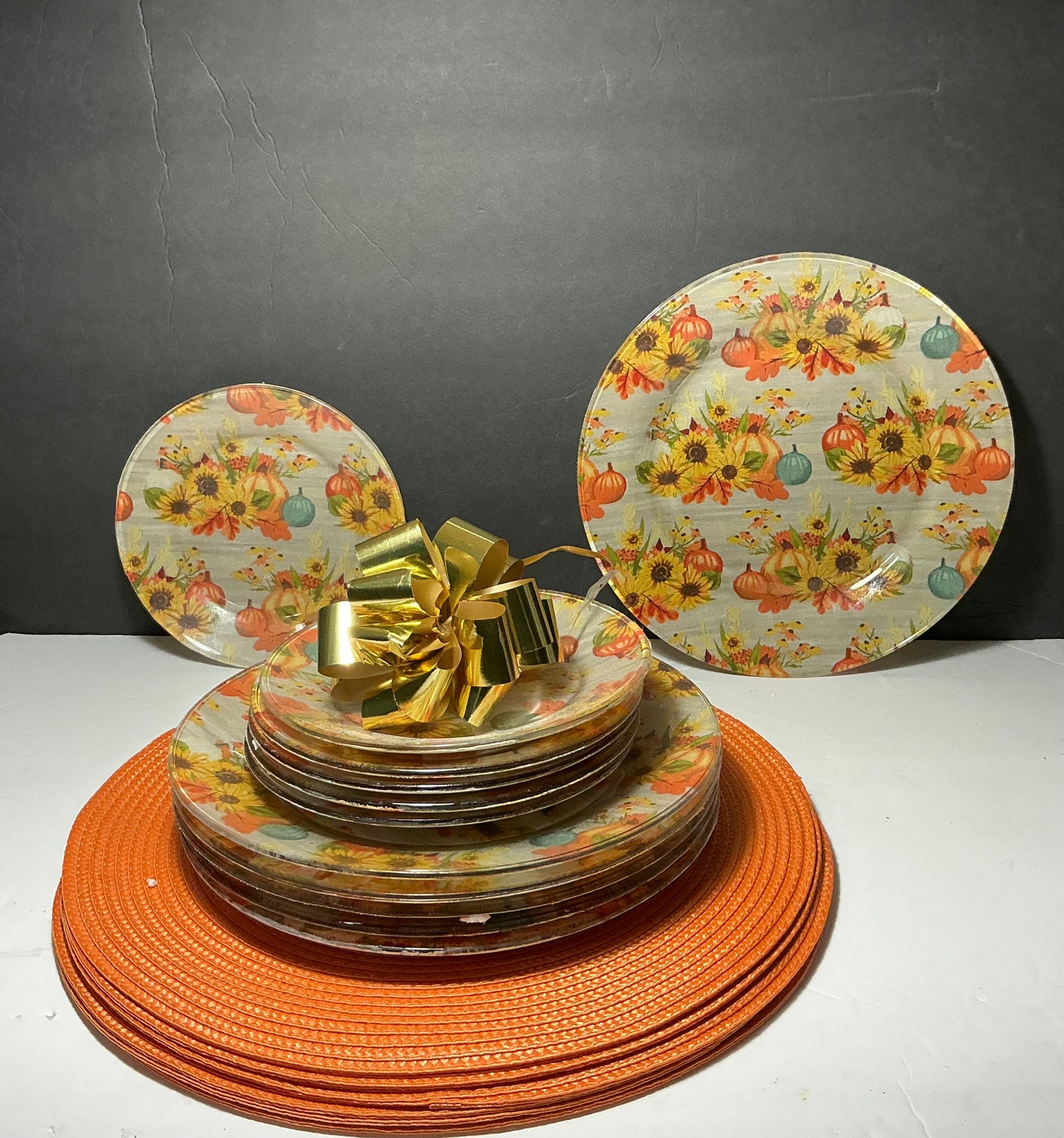 Autum/Fall 6 Decorative Plate Set
