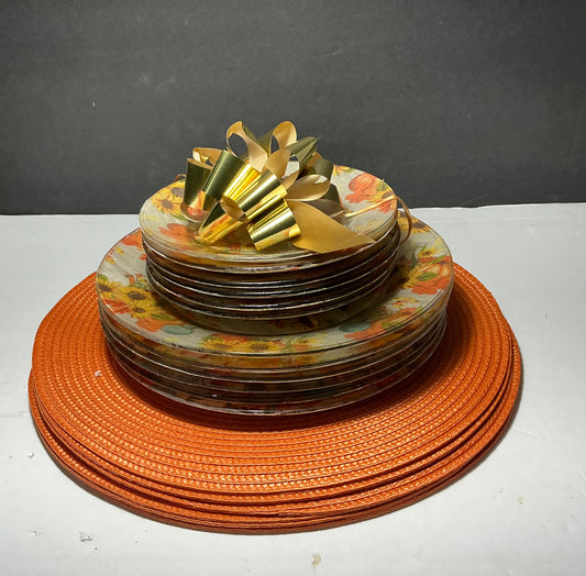 Autum/Fall 6 Decorative Plate Set