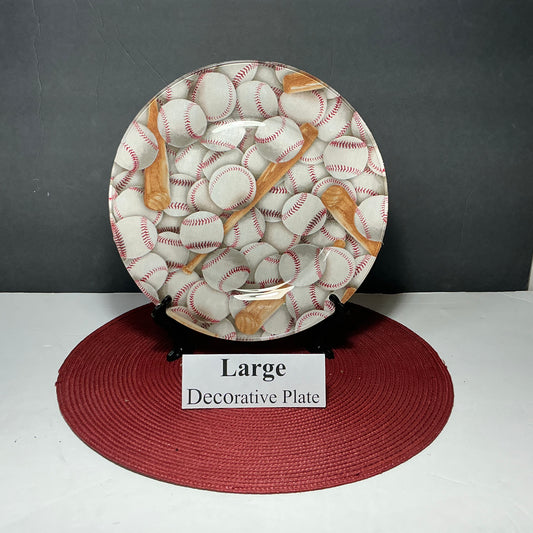 Large Baseball Decorative Plate
