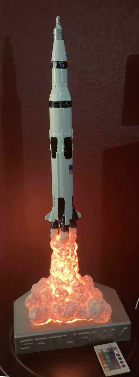 Saturn V Rocket Lamp