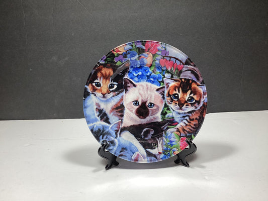 Small Cat Decorative Plate