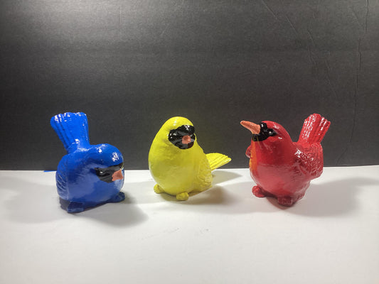 3 Piece Robin Bird Set